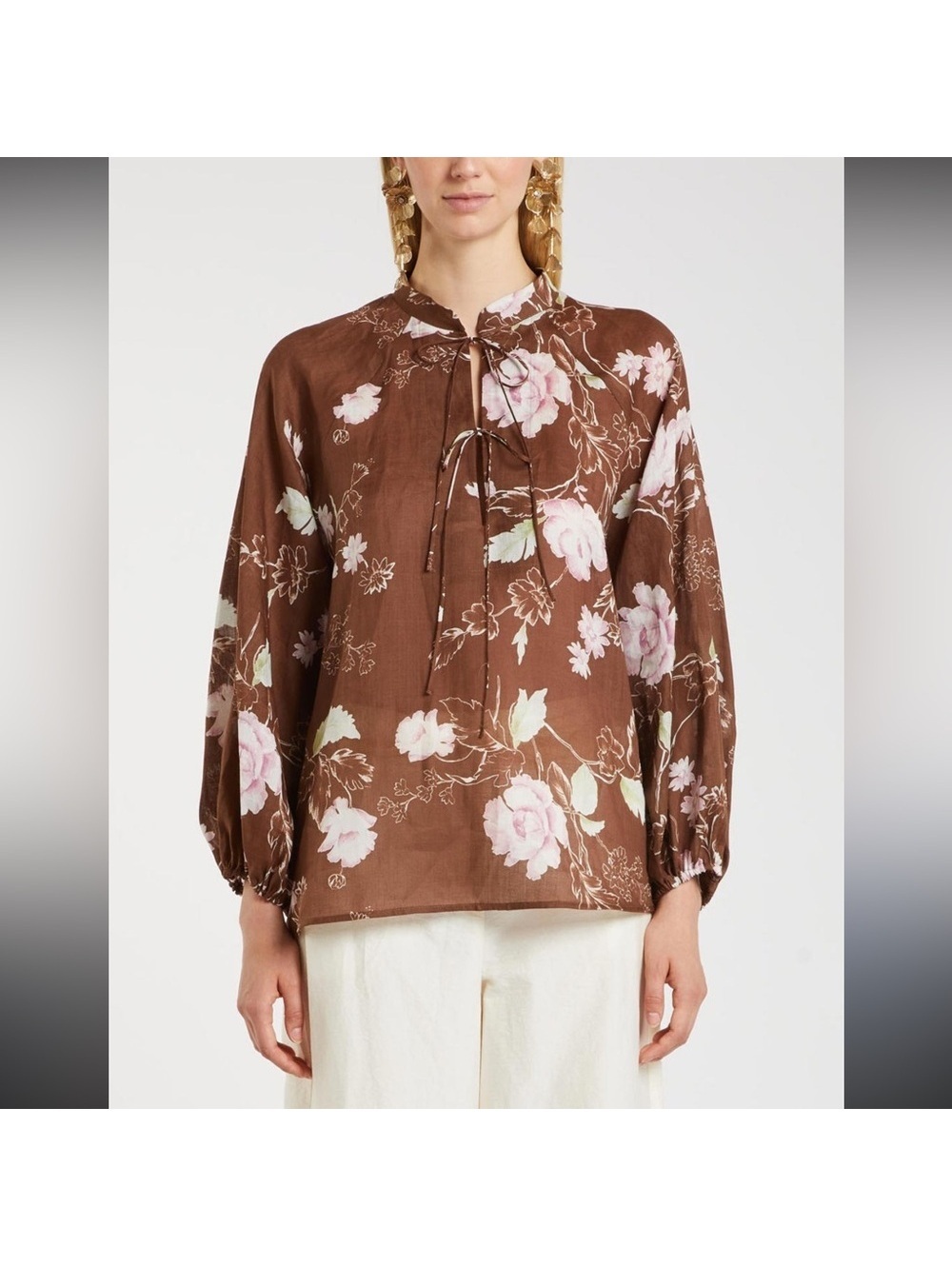 MARELLA Floral Blouse – Size 10 – NWT – Romantic & Refined